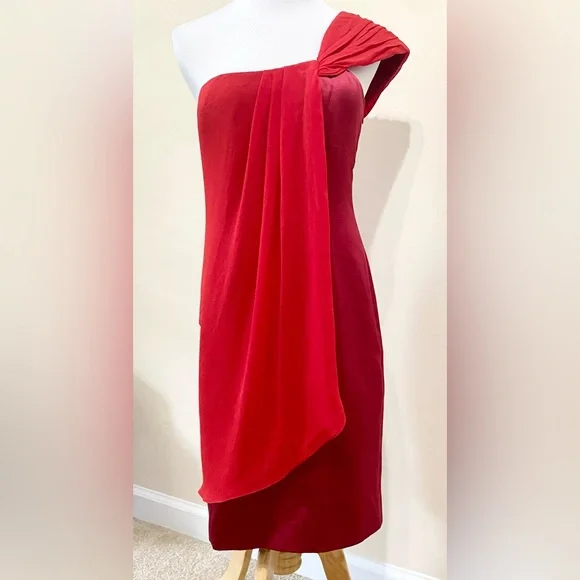 formal karen millen dresses Vintage Y2K Chestnut Silk Lace Party Dress by Karen Millen / M – Xtabay  Vintage main image 1